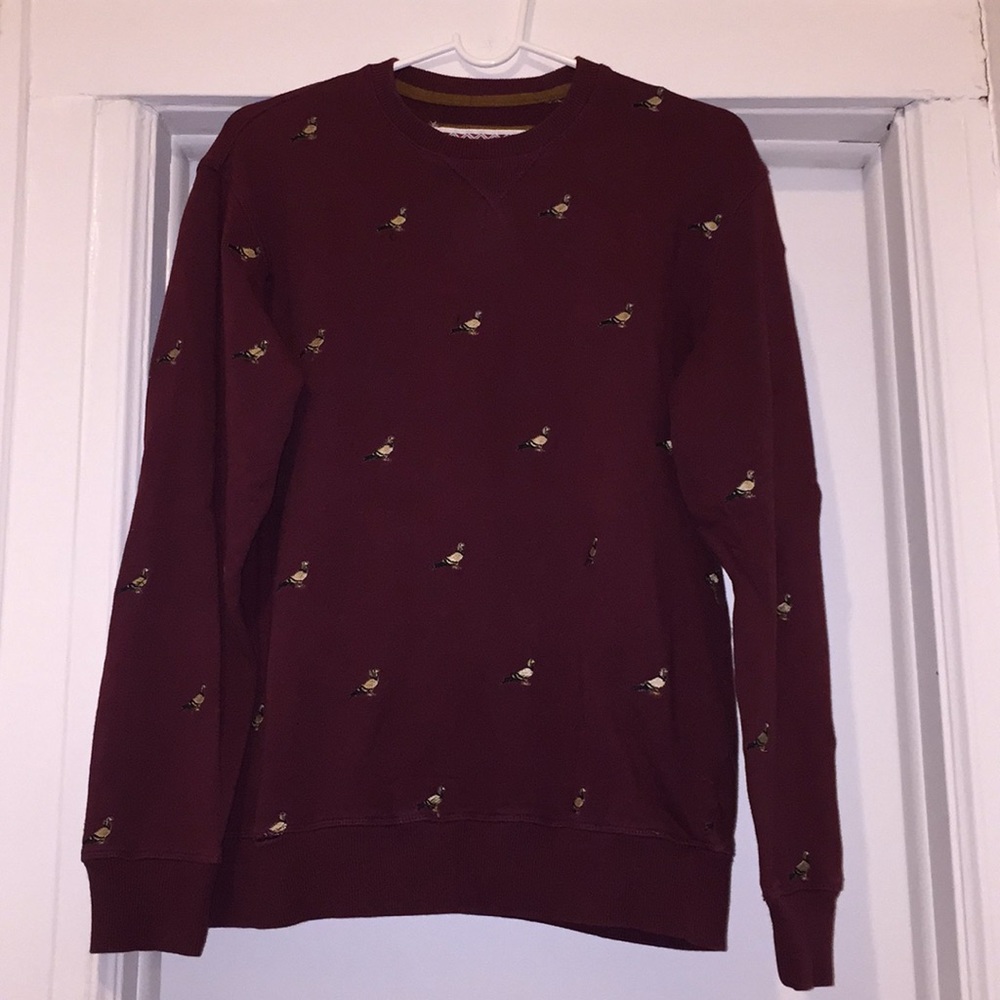 Men’s Staple Sweatshirt Pigeon Print, Small